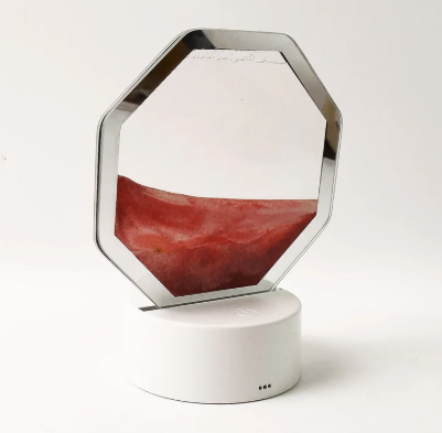LED Moving Sand Art Table Lamp